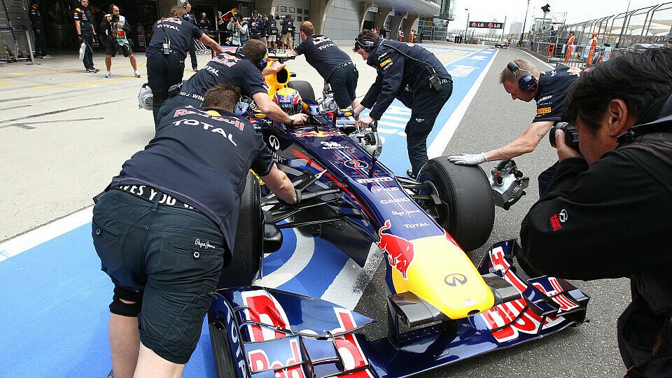 Mark Webbers Qualifying endete früh, Foto: Sutton