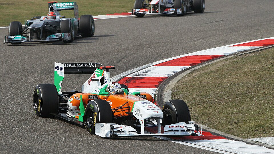 Force India hat nach drei Saisonrennen vier WM-Zähler auf dem Konto, Foto: Sutton Force India hat nach drei Saisonrennen vier WM-Zähler auf dem Konto, Foto: Sutton