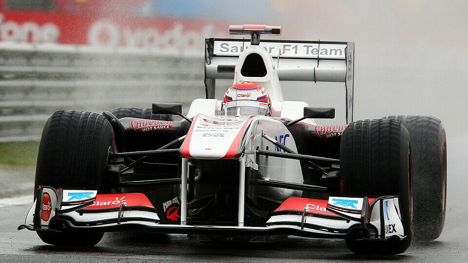 Sauber-Piloten waren mit Testteilen unterwegs, Foto: Sutton