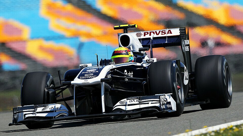 Pastor Maldonado ist sehr zufrieden mit den Neuerungen an seinem Williams, Foto: Sutton