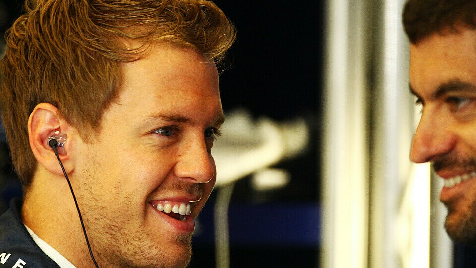 Sebastian Vettel durfte auf einen guten Samstag zurückblicken, Foto: Sutton