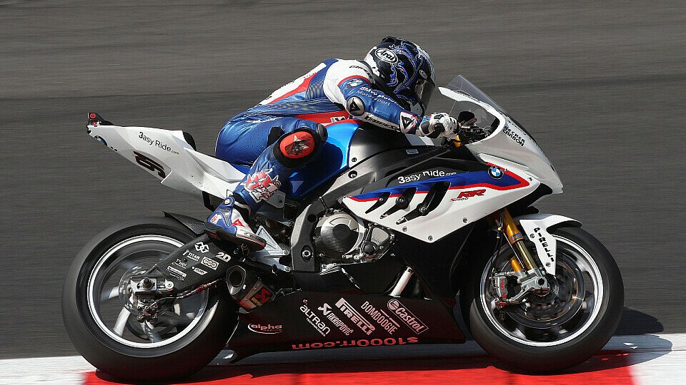 Leon Haslam hatte in Monza Pech, Foto: BMW Motorrad Motorsport