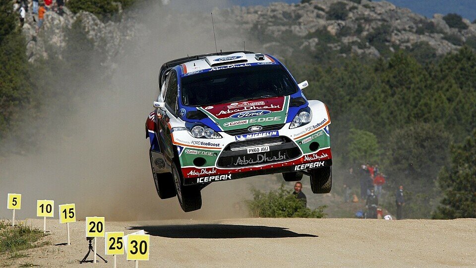 Mikko Hirvonen scheint der ewige Zweite auf Sardinien zu sein, Foto: Ford