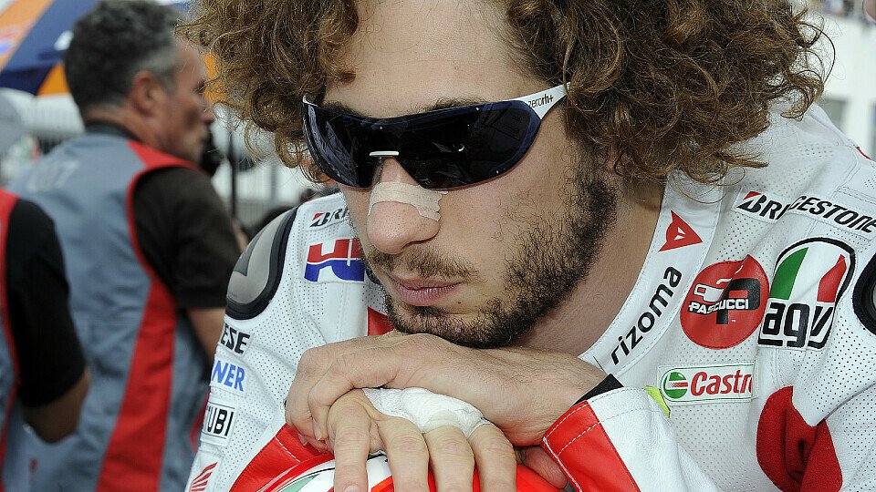 2009 noch fuhr Marco Simoncelli für Aprilia ein Wochenende lang Superbike WM. Dieses Jahr wird es davon keine Wiederholung geben., Foto: Milagro