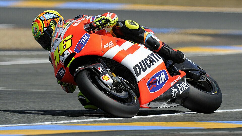 Valentino Rossi freut sich auf das Rennen, Foto: Milagro