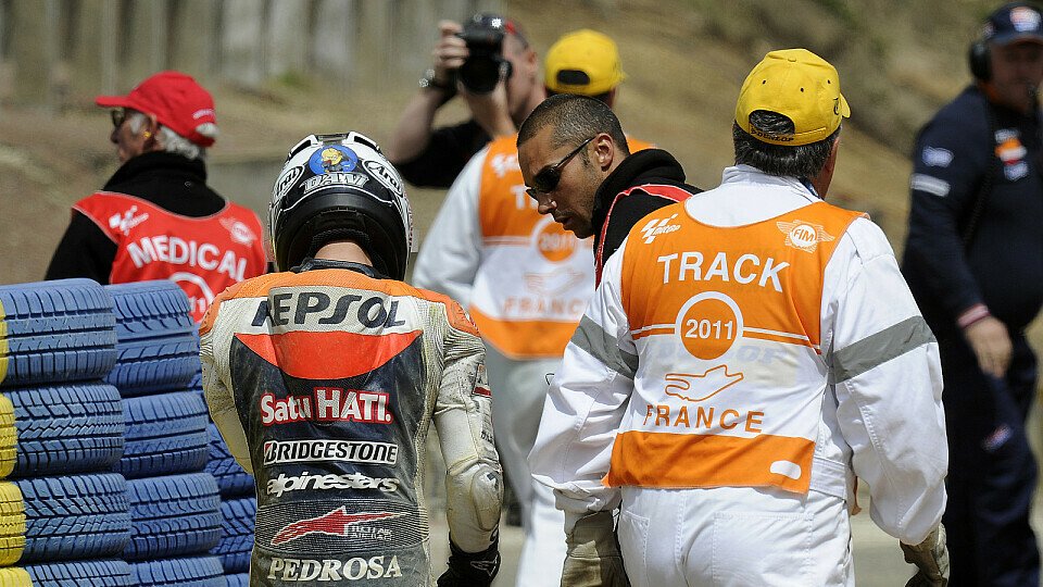 Nach seinem Sturz in Le Mans lässt sich Dani Pedrosa nun am rechten Schlüsselbein operieren, Foto: Milagro
