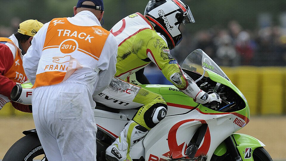 Randy de Puniet bleibt das Pech treu, Foto: Milagro