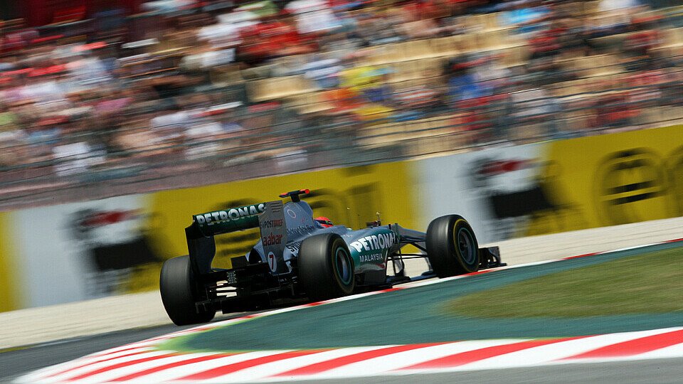 Michael Schumacher erzielte in Barcelona sein bestes Saisonergebnis, Foto: Sutton