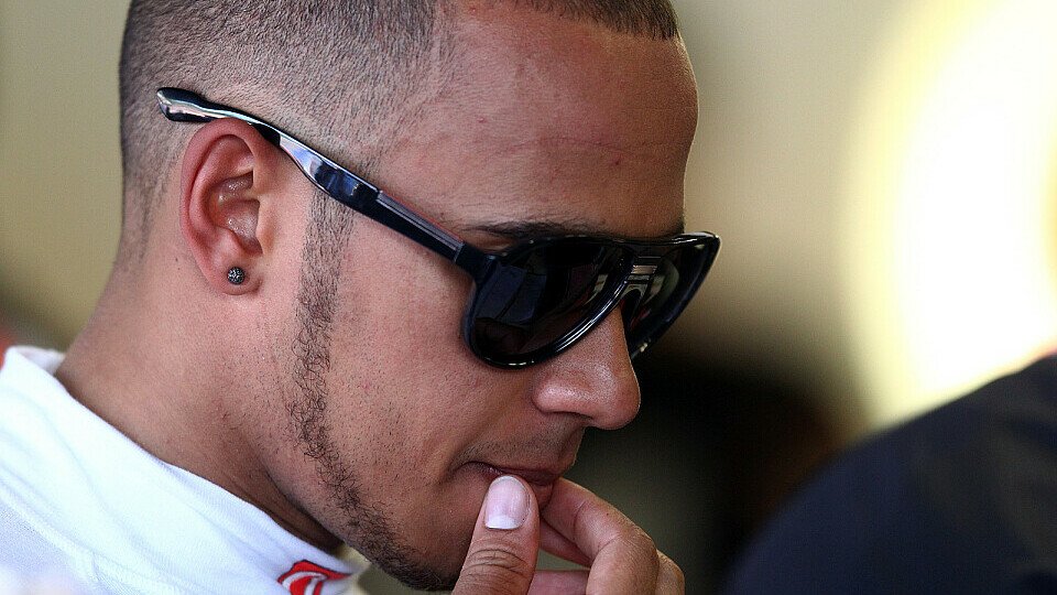 Lewis Hamilton wollte nur witzig sein, Foto: Sutton