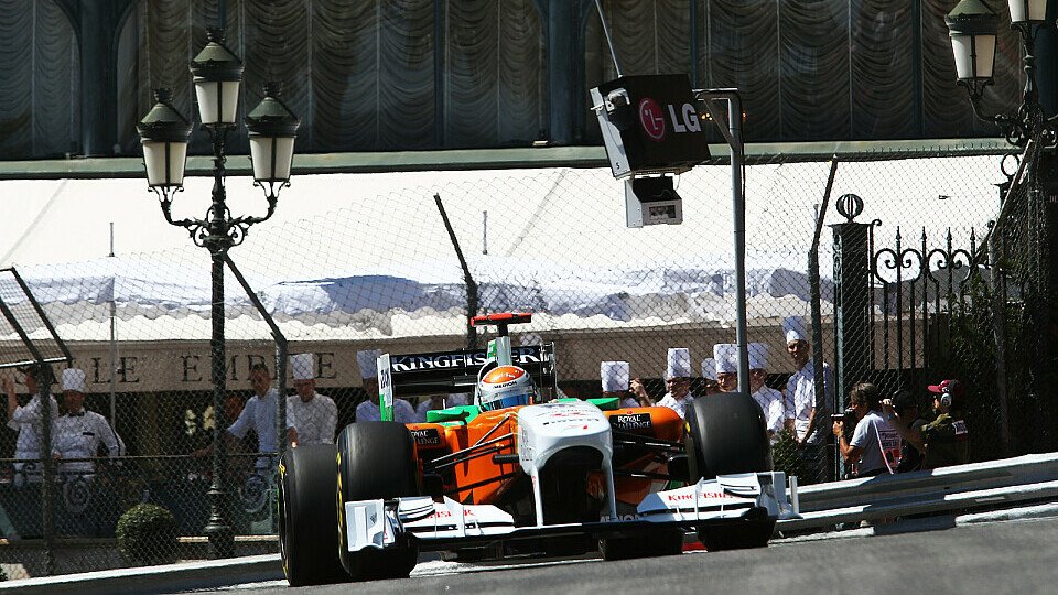 Adrian Sutil musste sich Paul di Resta im Qualifying geschlagen geben, Foto: Sutton