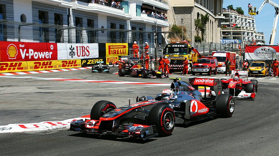 Jenson Button landete in Monaco auf dem dritten Platz, Foto: Sutton