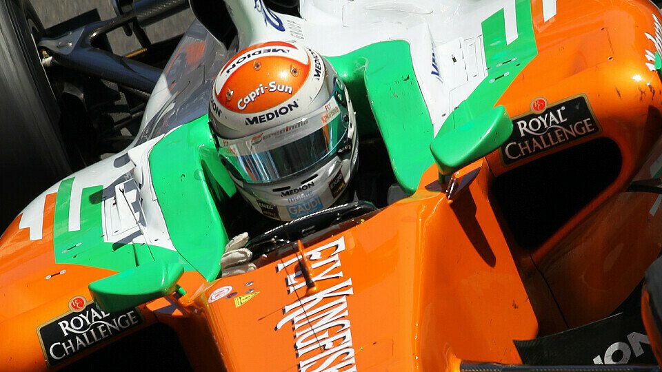 Adrian Sutil konnte 2010 einen Punkt für Force India gewinnen, Foto: Sutton