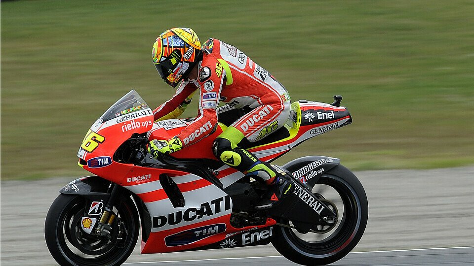 Valentino Rossi kam das Wetter nicht entgegen, Foto: Milagro