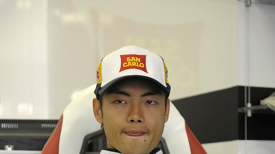 Hiroshi Aoyama hofft auf das Warm-Up vor dem Rennen, Foto: Milagro