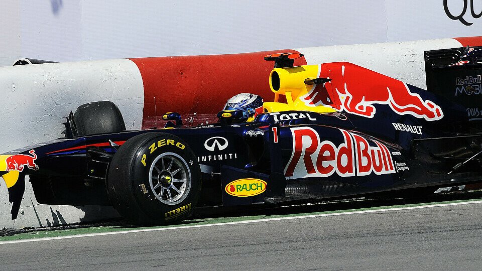 Sebastian Vettel beim Kanada GP in der Wall of Champions, Foto: Sutton