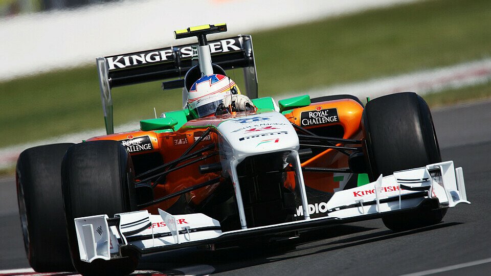 Für die Force India-Piloten war der Freitag in Montreal ein Tag der Gegensätze - während Adrian Sutil seinen Boliden in die Wand setzte lief es für Rookie Paul di Resta richtig gut, Foto: Sutton Für die Force India-Piloten war der Freitag in Montreal ein Tag der Gegensätze - während Adrian Sutil seinen Boliden in die Wand setzte lief es für Rookie Paul di Resta richtig gut, Foto: Sutton