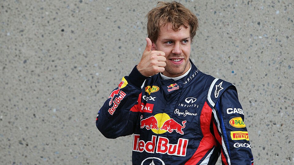 Sebastian Vettel sicherte die siebte Red-Bull-Pole in dieser Saison, Foto: Sutton