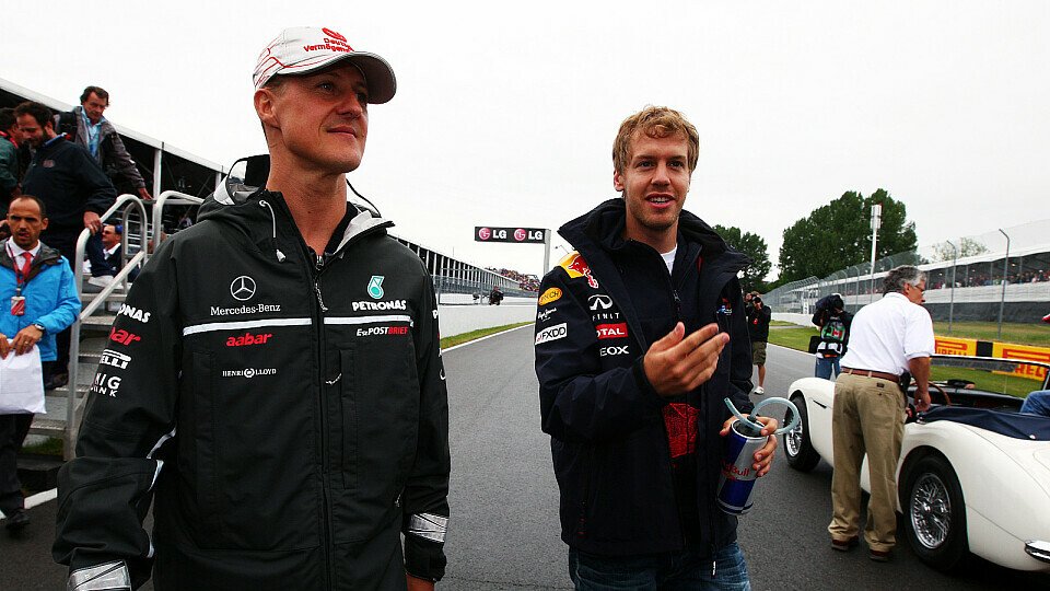Michael Schumacher würde Sebastian Vettel einen seiner Rekorde überlassen, Foto: Sutton