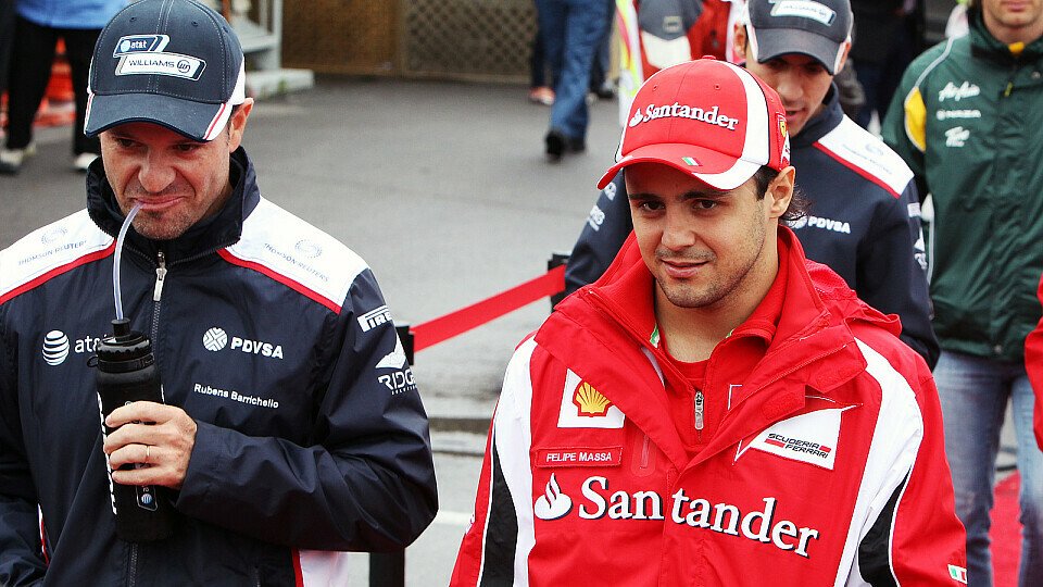 Felipe Massa besuchte seinen Freund Rubens Barrichello in Sao Paulo, Foto: Sutton