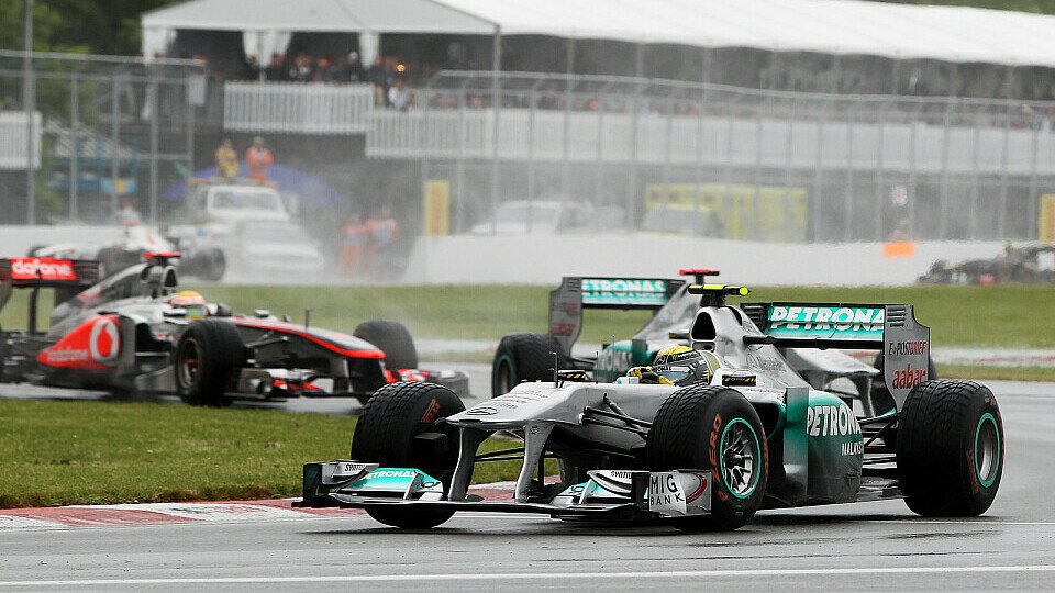 Nico Rosberg konnte im Regen von Montreal keine Punkte holen - der Mercedes-Pilot wurde Elfter, Foto: Sutton