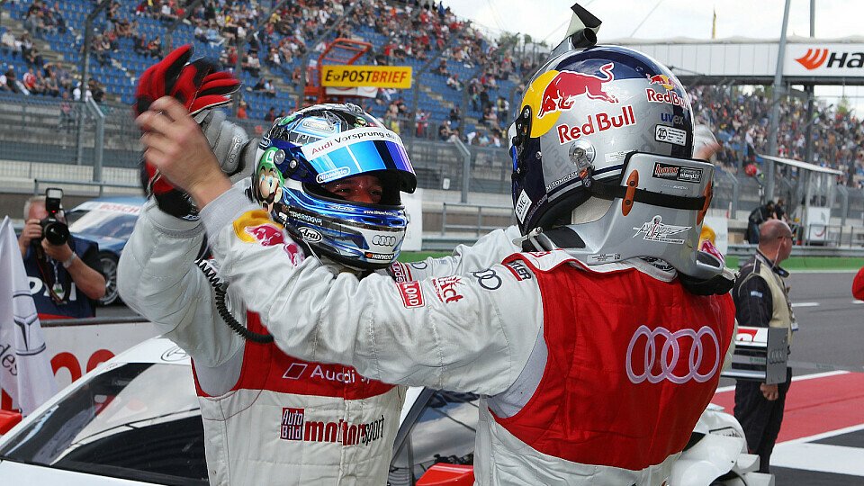Timo Scheider und Martin Tomczyk: Hand in Hand zum Titel?, Foto: Audi