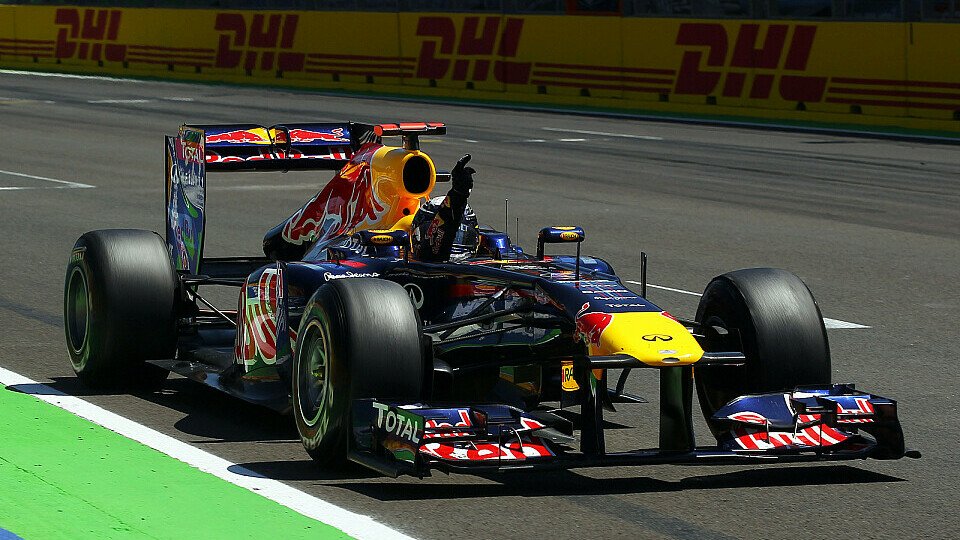 Sebastian Vettel will auch in Silverstone wieder jubeln - besonders freut er sich auf das faire Publikum in England, Foto: Red Bull