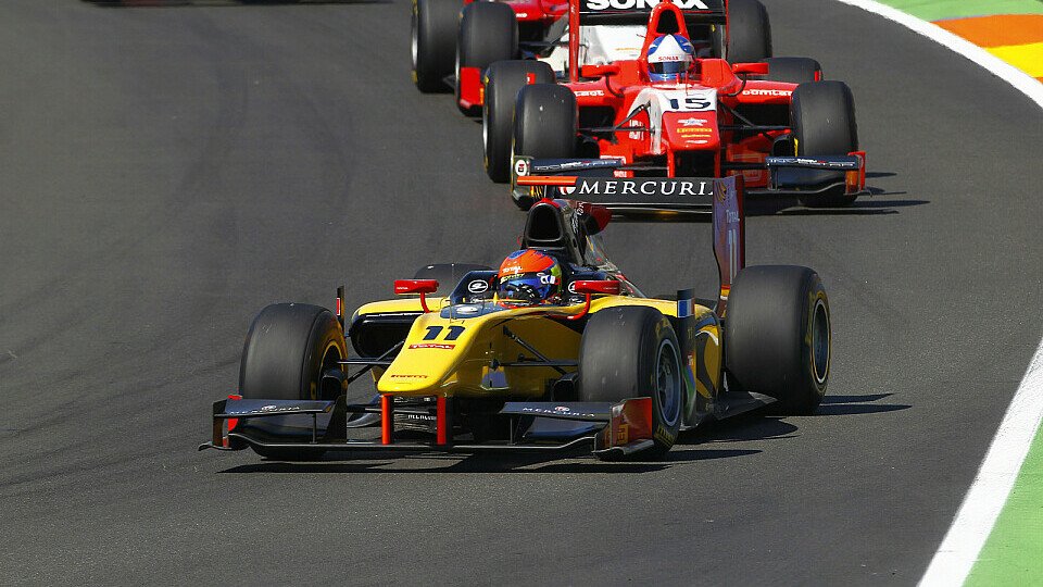 Grosjean hängte seine Verfolger ab, Foto: GP2 Series