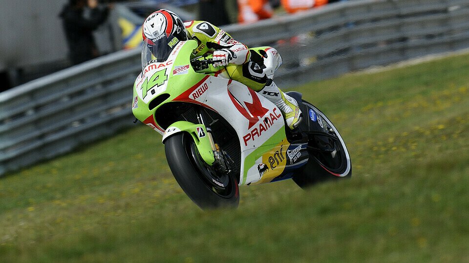 Randy de Puniet konnte im Regen nichts mehr ausrichten, Foto: Milagro