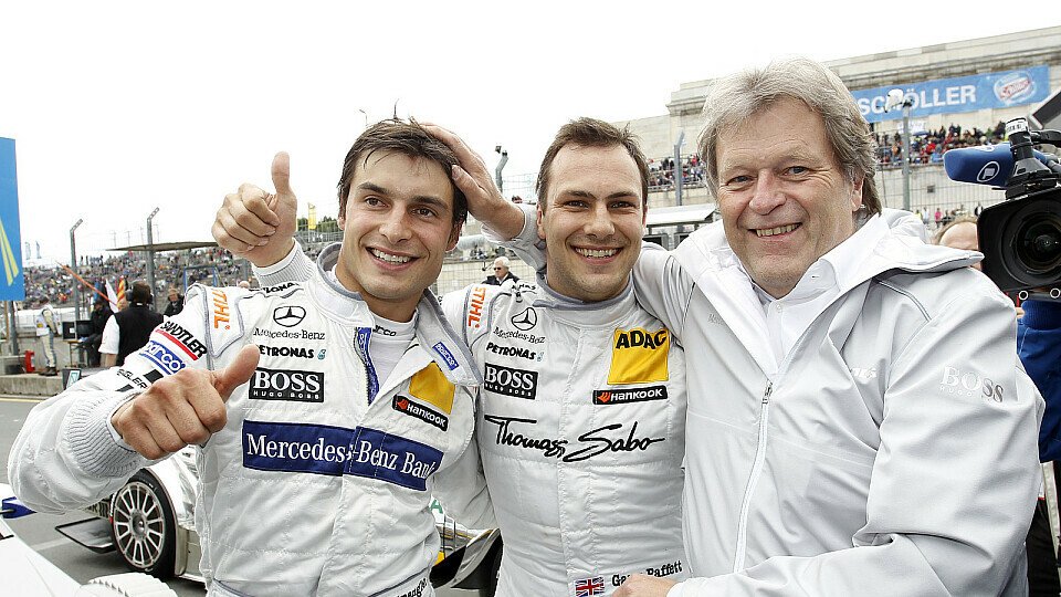 Norbert Haug war mit den Leistungen von Bruno Spengler und Gary Paffett zufrieden, Foto: DTM