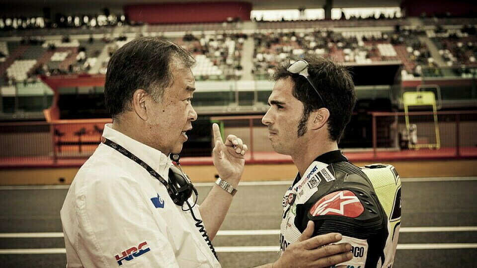 Toni Elias stürzte am Freitagmorgen gleich zwei Mal, Foto: LCR Honda