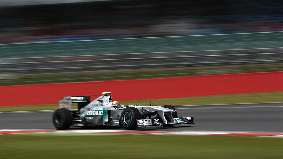 Nico Rosberg erwischte auf der letzten Runde Regen, Foto: Mercedes GP
