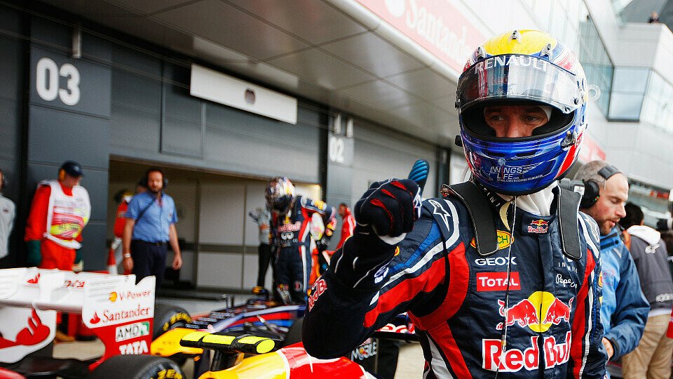 Mark Webber hatte den zweiten Platz im Visier, Foto: Red Bull