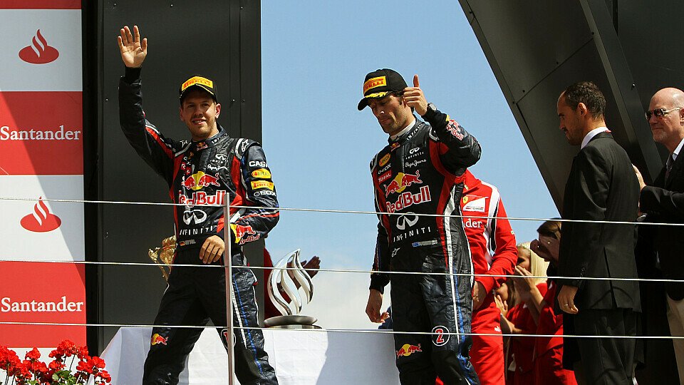 Sebastian Vettel ortete keine Probleme mit Mark Webber, Foto: Sutton