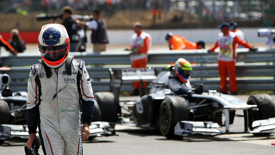 Frust pur: 2011 gibt es für Barrichello und Maldonado nicht viel zu holen, Foto: Sutton