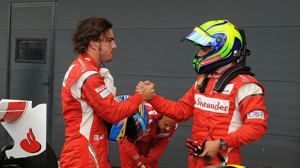 Bisher ist es ein ungleiches Duell - 2011 kann Massa bei Ferrari erneut nicht mit Alonso mithalten, Foto: Ferrari