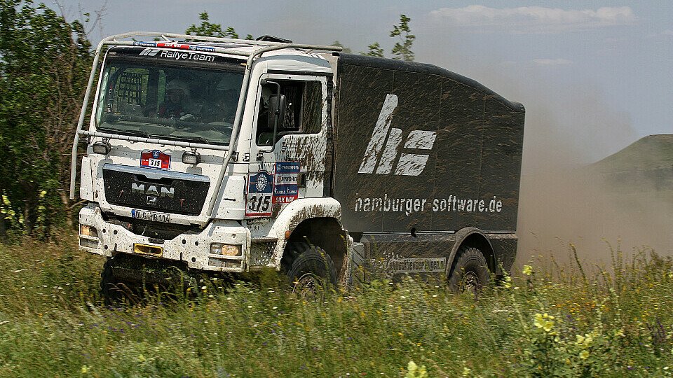 Behringer sicherte sich souverän den Etappensieg bei den seriennahen Trucks, Foto: Presse