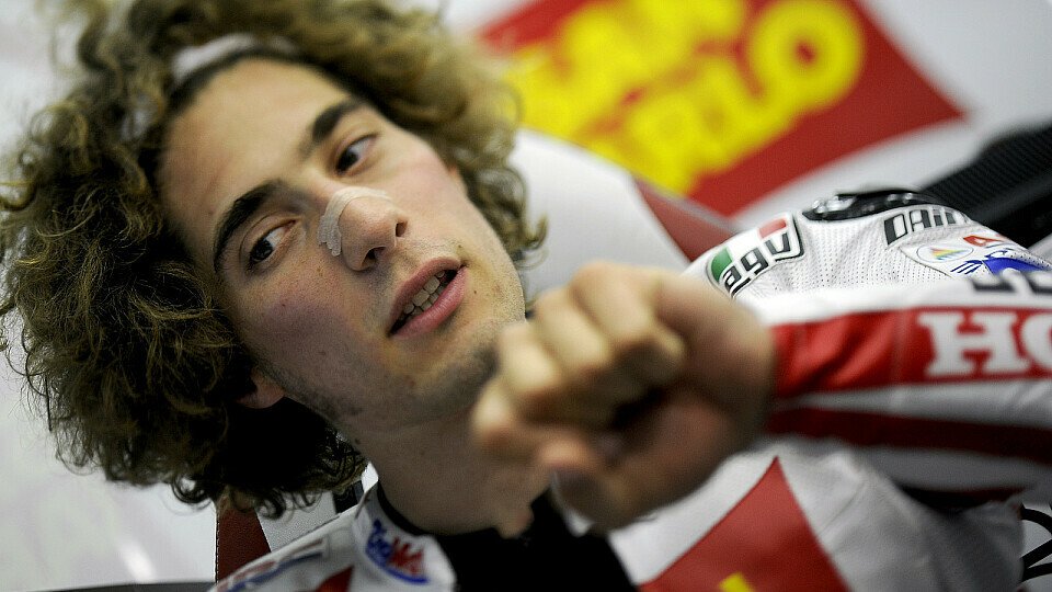 Marco Simoncelli war mit seinem Qualifying nicht zufrieden, Foto: Milagro
