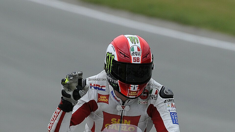 Marco Simoncelli will sien Tempo im Rennen steigern, Foto: Milagro
