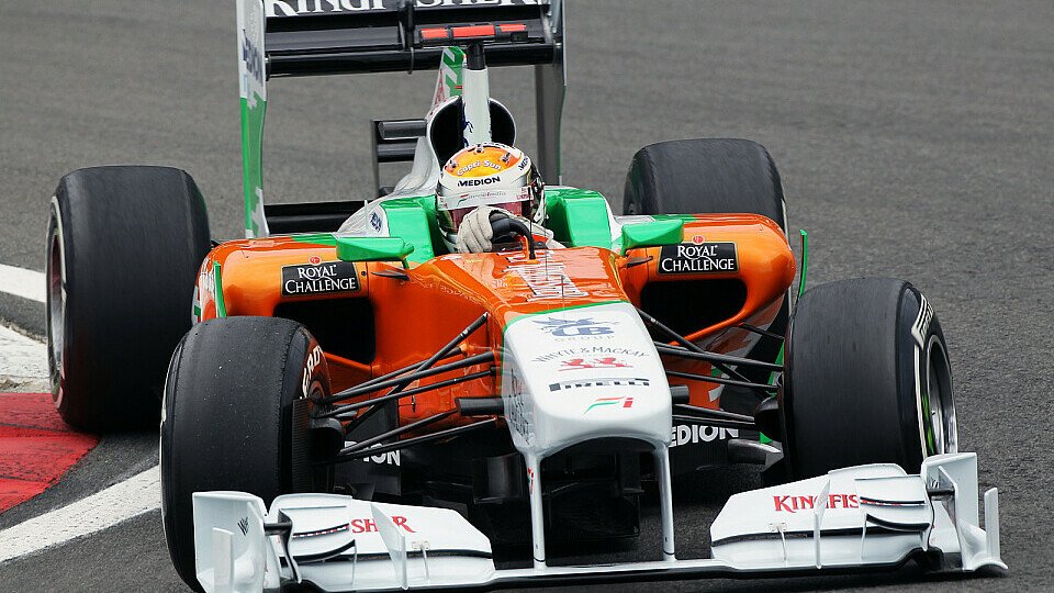 Adrian Sutil konnte sich am Freitag auf dem Nürburgring über zwei gute Ergebnisse freuen, Foto: Sutton