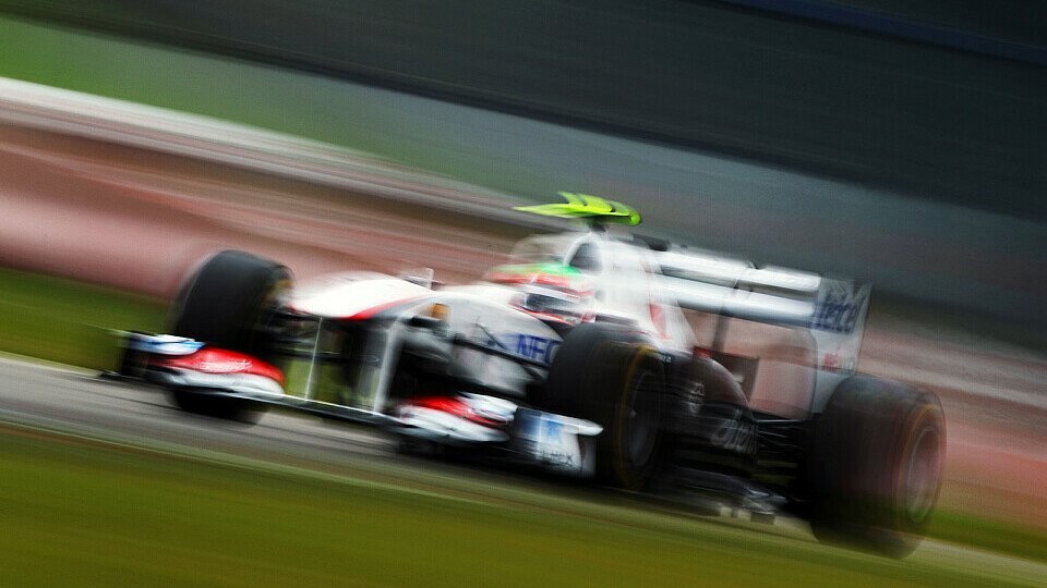 So schnell hätten ihn die wenigsten erwartet: Sergio Perez beeindruckte bisher alle, Foto: Sutton