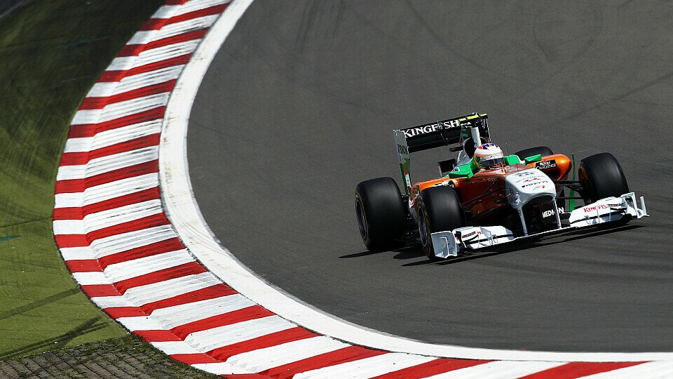 Immer in einer Kurve - der Kurs in Budapest hat es laut der Force-India-Piloten wirklich in sich, Foto: Sutton