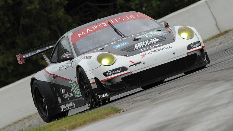 Die Porsche-Teams kämpfen mit der Konkurrenz und der Einstufung des 911 GT3 RSR, Foto: ALMS