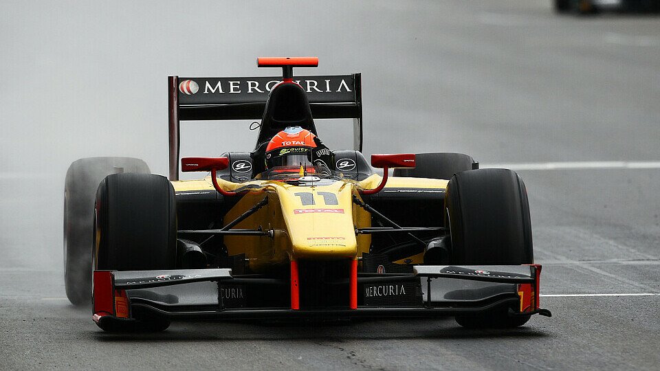 Romain Grosjean führt die GP2 Serie vor Giedo van der Garde an, Foto: Sutton