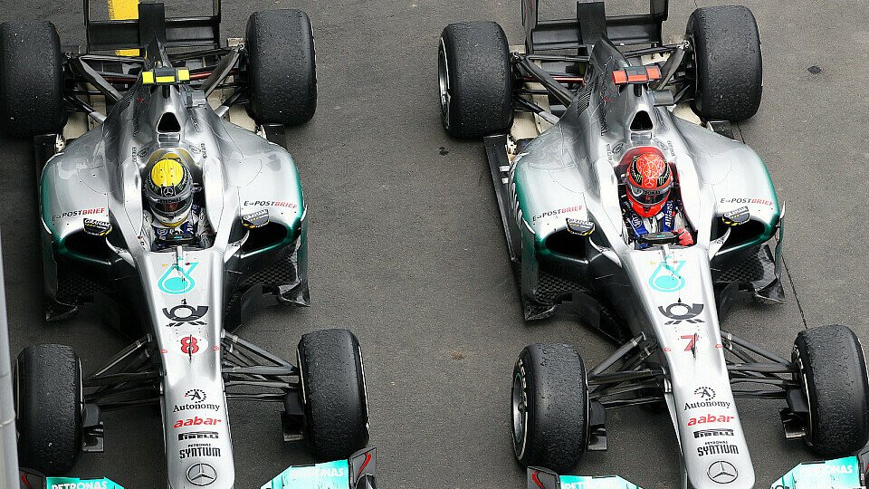 Nico Rosberg sieht sich auf Augenhöhe mit Michael Schumacher, Foto: Sutton