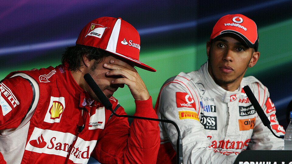 Fernando Alonso und Lewis Hamilton leisteten sich 2011 in Malaysia einen knallharten Schlagabtausch