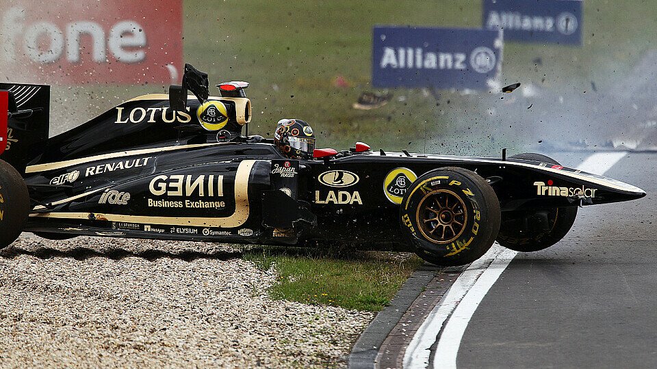 Nick Heidfelds Deutschland Grand Prix endete unsanft, Foto: Sutton