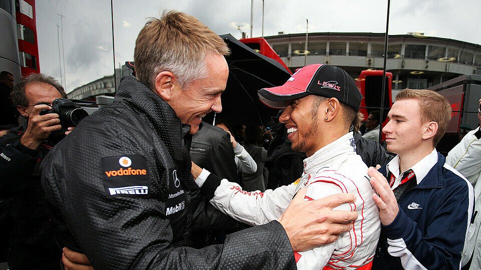 Kennen sich seit einer halben Ewigkeit: Lewis Hamilton und Martin Whitmarsh, Foto: Sutton