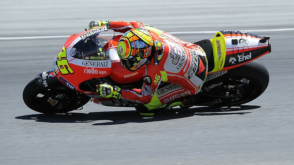 Valentino Rossi kam in Laguna Seca auf den sechsten Platz, Foto: Milagro