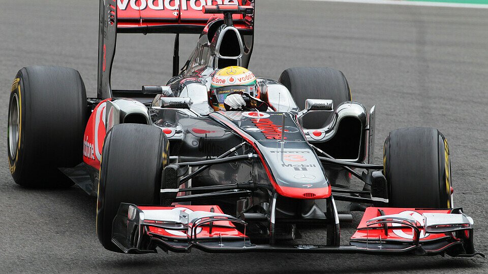 Lewis Hamilton fuhr die Bestzeit am Vormittag, Foto: Sutton