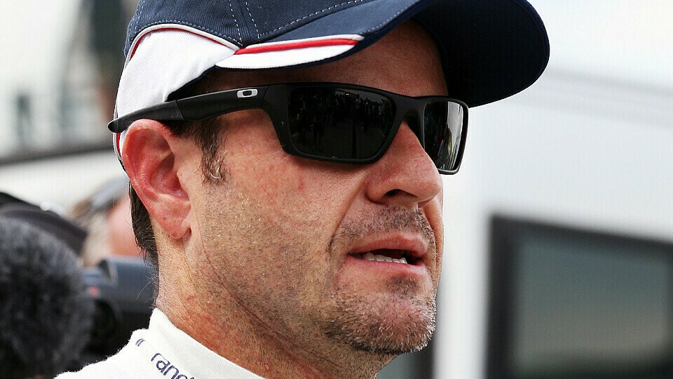 Sonnenbrille auf und nicht zu viel verraten: Rubens Barrichello, Foto: Sutton
